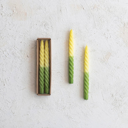 Swirl taper Candles