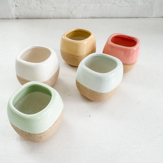 Ceramic Match Holders - With Matches - 5 Colors