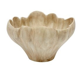 Round Harding Bowl With Brown Wash