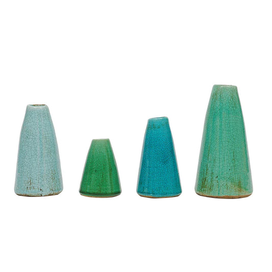 Terracotta Vases-Aqua