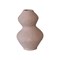 Paper Mache Vase-Dusty Rose