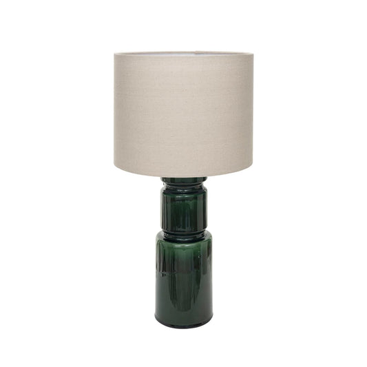 Green & Natural Ceramic Table Lamp