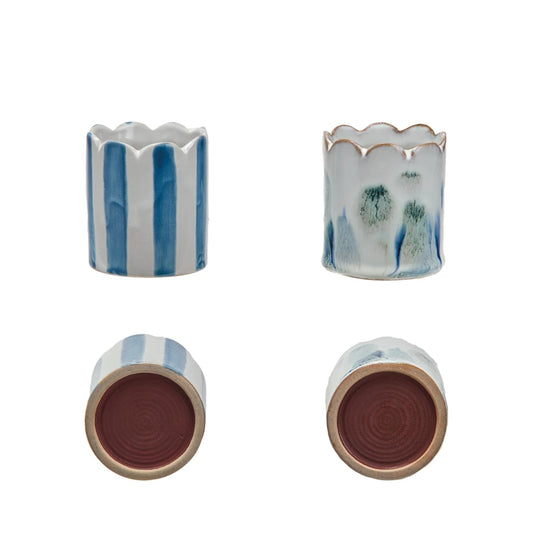 Stoneware Matchstick Holder w/Striker