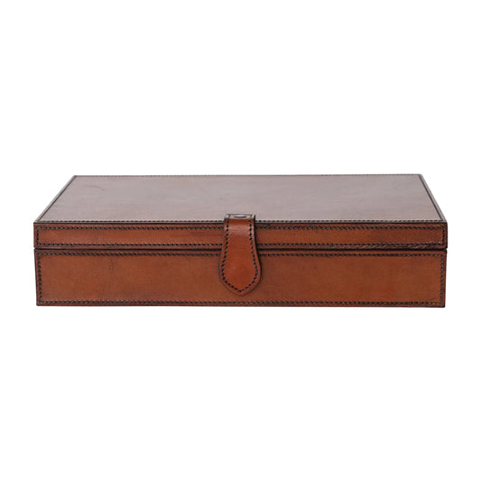 Leather Box with Velvet Interior