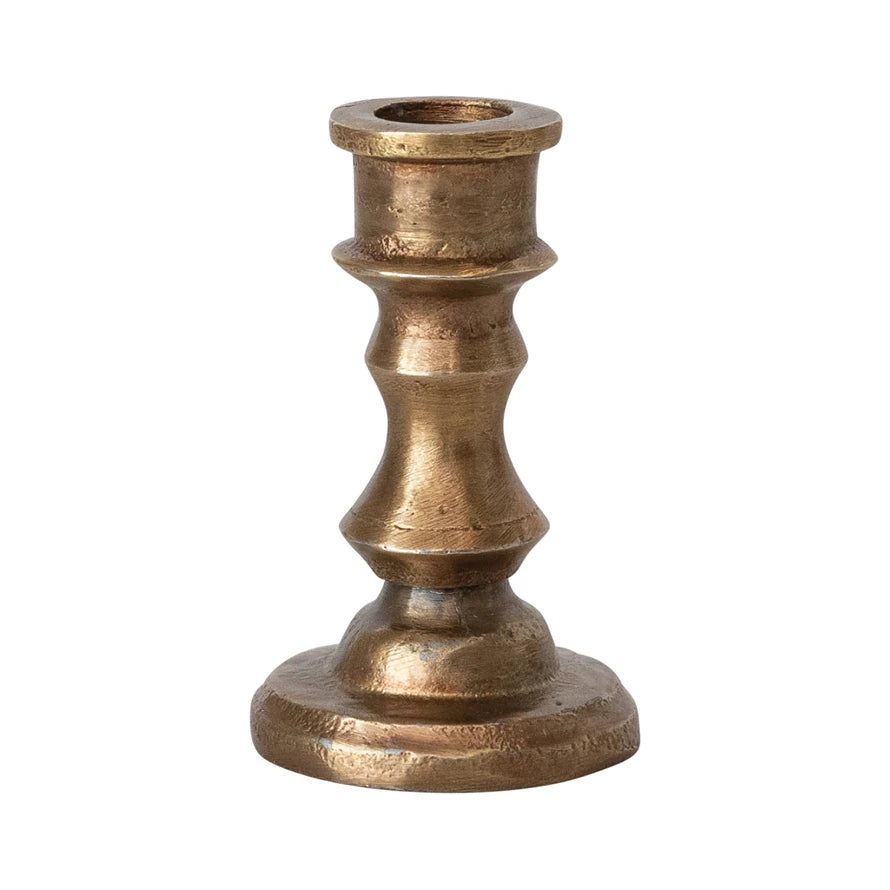 Antique Brass taper holder