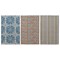 Cotton Linen Printed Tea Towel with Stripes/Patterns