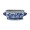 Oval Hand-Panited Stoneware Vintage Planter