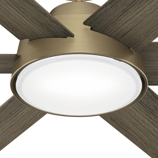 Hunter 52 inch Donatella Luxe Gold Ceiling Fan with LED Light Kit and Handheld Remote