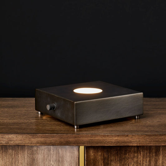 Lighted Plateau Lamp Bronze