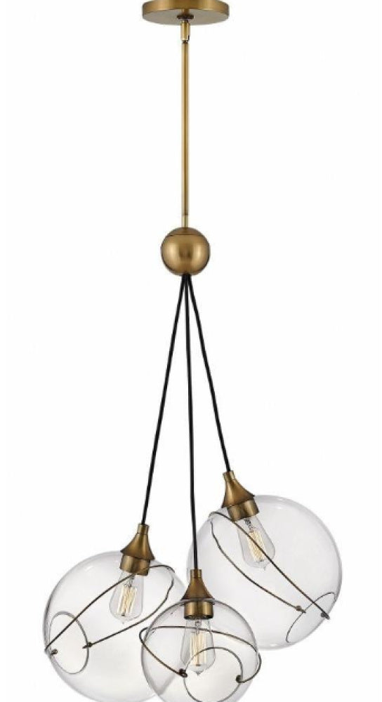 Large Three Light Pendant