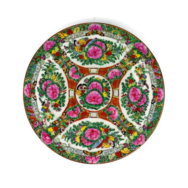 Rose Medallion Porcelain Plate