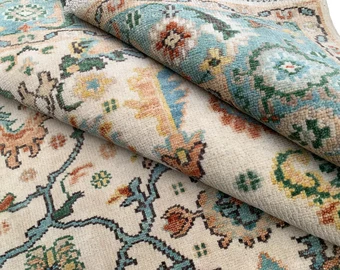 8x10 Modern Cream Oriental Rug