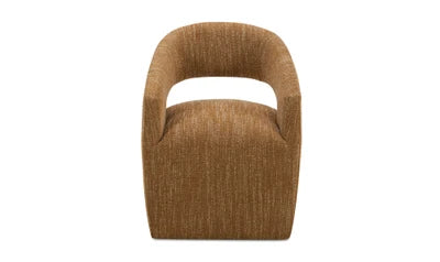 Barrow Rolling Dining Chair- Amber Glow