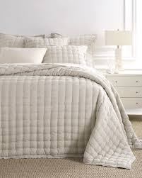 Lush Linen Puff Coverlet
