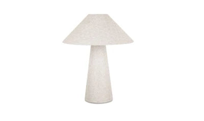 Nori Table Lamp- Flecked White