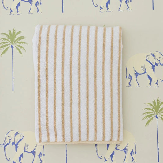 Parker Sand Patterned Bath Towel
