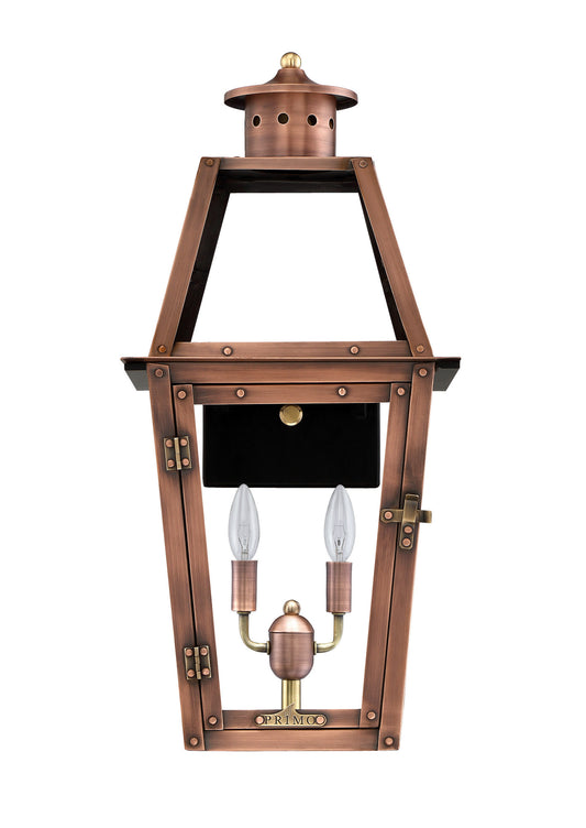 2 LIGHT PRIMO COPPER LANTERN