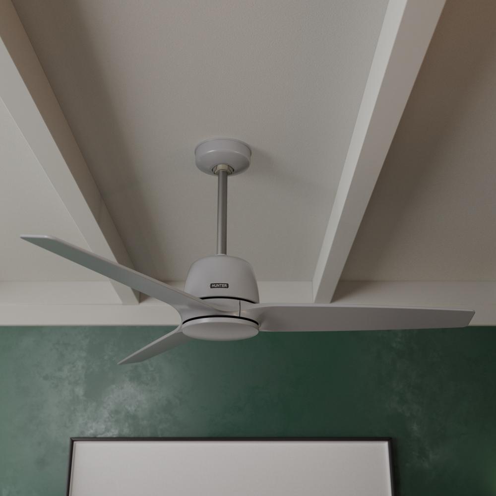Hunter 52 inch Malden Dove Grey Ceiling Fan and Handheld Remote