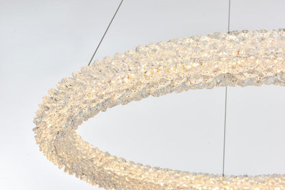 BOWEN ADJUSTABLE LED CHANDELIER IN CHROME