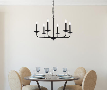 Cohen 30 inch pendant in black